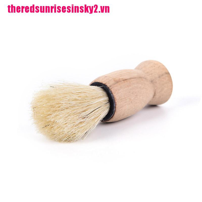 (Hàng Mới Về) 1 Cọ Quét Kem Cạo Râu Tay Cầm Bằng Gỗ Dành Cho Nam Giới | BigBuy360 - bigbuy360.vn