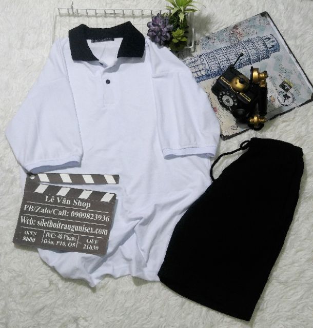 Áo Polo Mix form Rộng (ảnh thật) | BigBuy360 - bigbuy360.vn