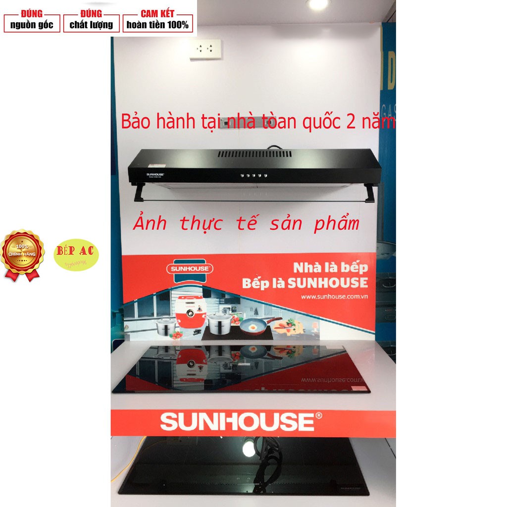 Máy hút mùi hút khói Sunhouse SHB6118B