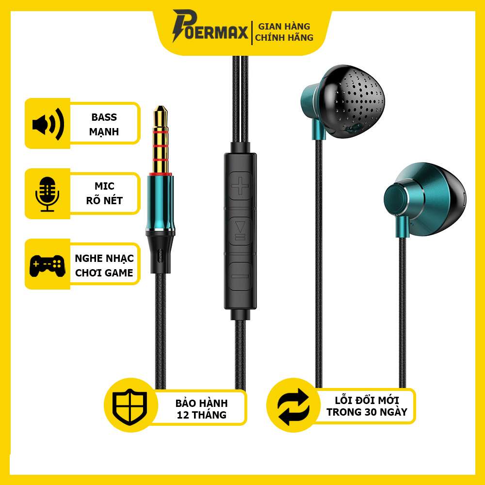 Tai nghe T3, tai nghe có dây nhét tai âm thanh nổi chất lượng cao, chân cắm 3.5mm sử dụng cho nhiều dòng điện thoại