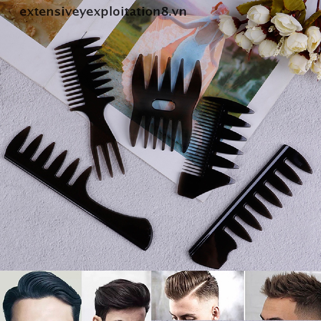 Lược Chải Tóc Răng Thưa Tạo Kiểu Tóc Cho Nam Giới
