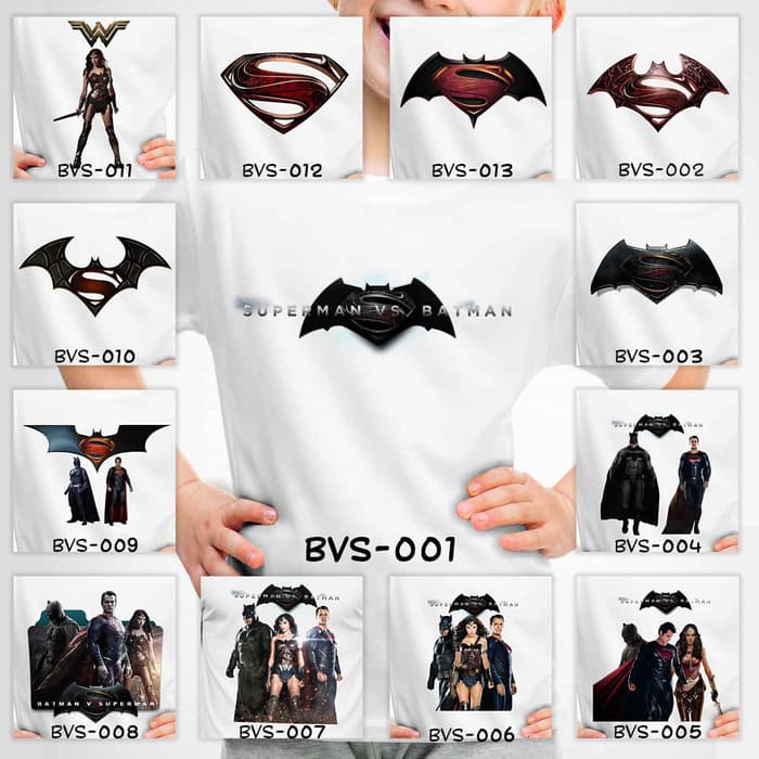 Áo Thun Họa Tiết Batman Vs Superman (13 Motif / L / / /.)