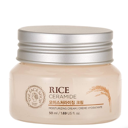 Kem Dưỡng Da, Kem Dưỡng Ẩm Sáng Da Chiết Xuất Từ Gạo The Face Shop Rice & Ceramide Moisture Cream 50ml An Nhiên Cosmetic