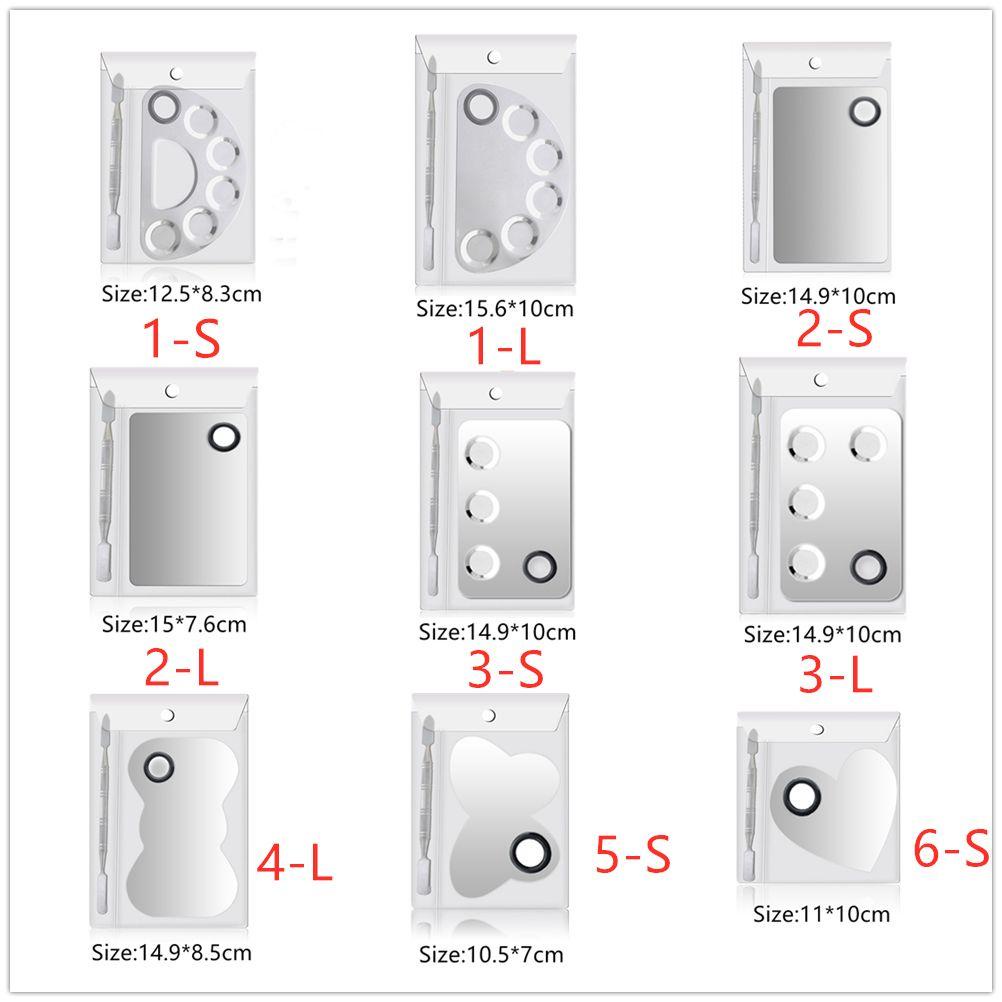 JUNE Beauty Tool Mixing Pigment Outdoor Painting Graffiti Palette Drawing Artist Professional Pupil Learning Spatula