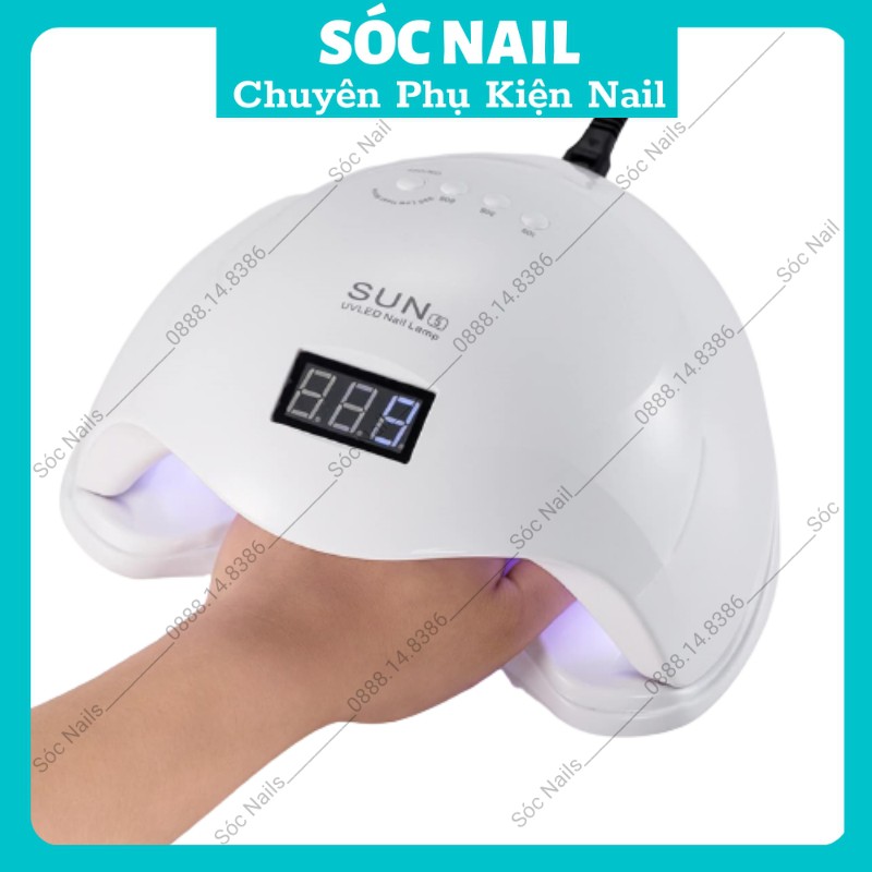 Máy Hơ Gel Sun 5 48W LED/UV LAMP Bảo Hành 6 Tháng