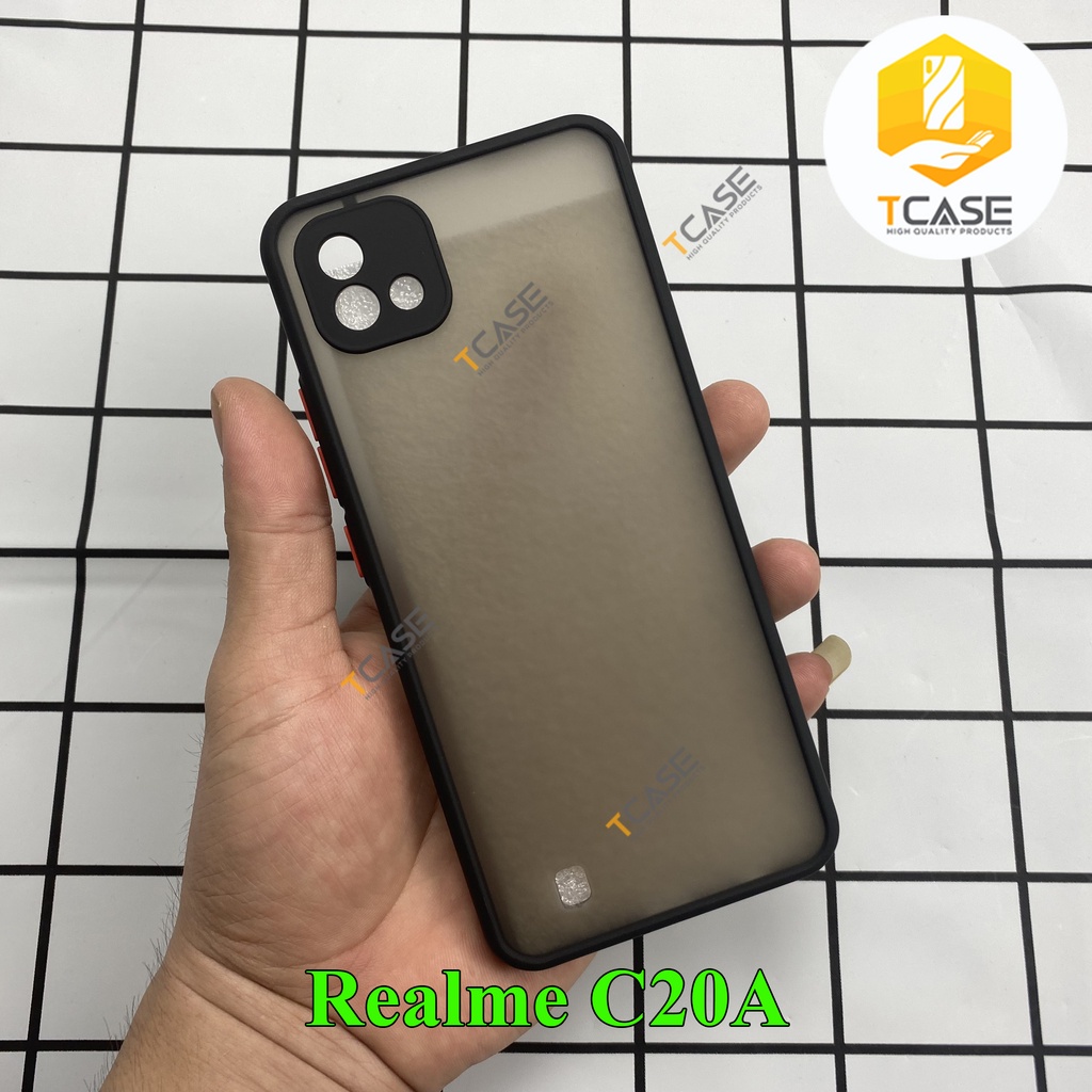 Ốp lưng nhám chống sốc dành cho Realme C20/ C20A in hình nhân vật hoạt hình Anime