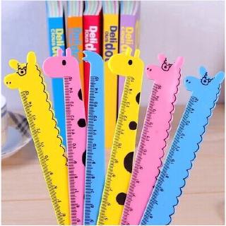 Thước kẻ đo hình hươu cao cổ hoạt hình 15cm