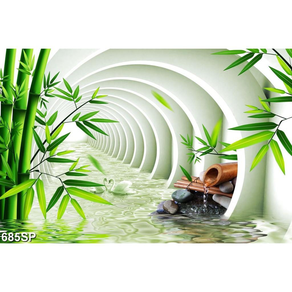 TRANH DÁN TƯỜNG 3D SPA NHẸ NHÀNG - TRANH NAIL - PHUN XĂM - SALON TÓC - NỐI MI