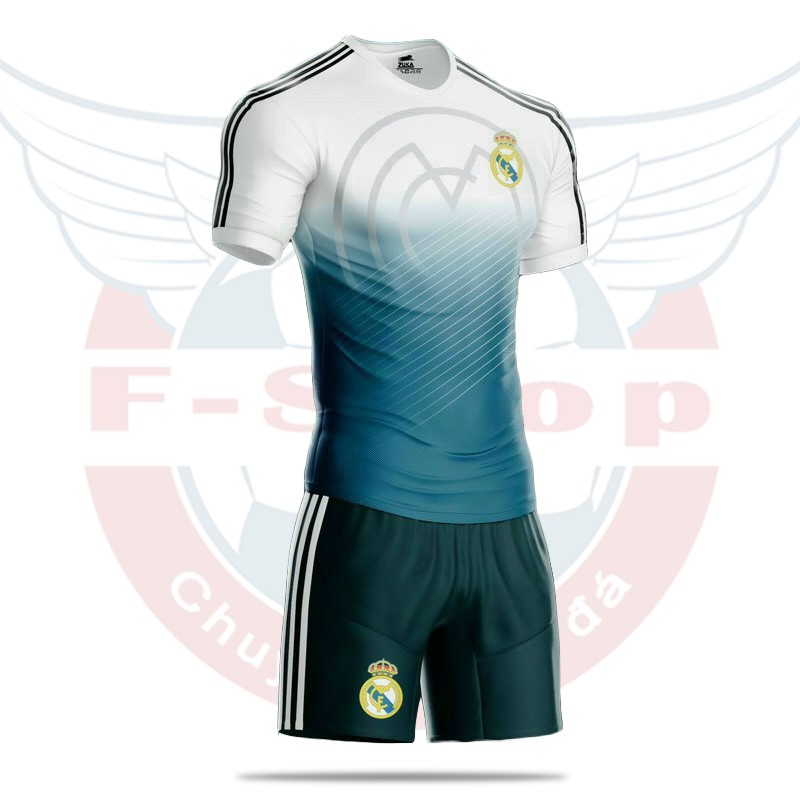 Bộ quần áo bóng đá câu lạc bộ Real Madrid - Áo bóng đá CLB giải Laliga - Bộ đồ bóng đá đẹp