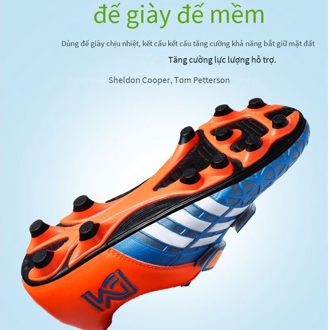 Giày Đá Bóng Đinh Dài Chuyên Dụng Cho Bé Size 28-38