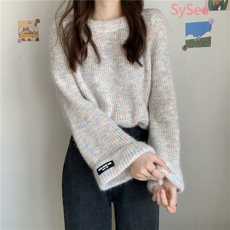 Áo Sweater Plus size Thời Trang Mùa Thu Hàn Quốc Dành Cho Nữ