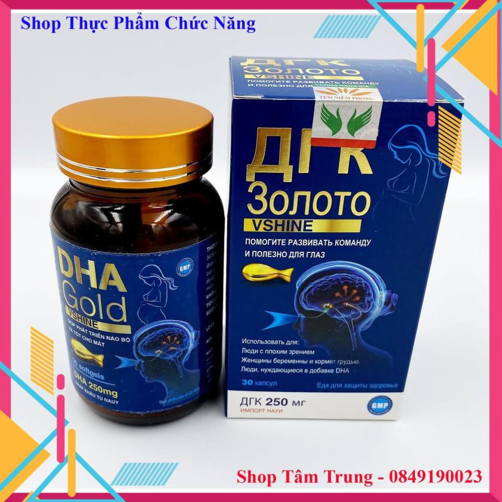 Viên Bổ Sung Dha Gold Vshinev -  Hộp 30 Viên