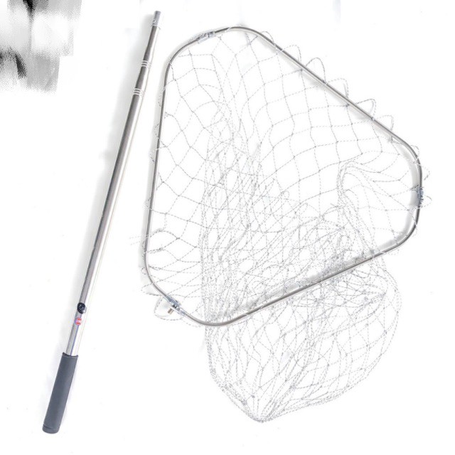 vợt vớt cá inox hãng GW dài 3m siêu bền y hình giá rẻ giảm giá sele y hình