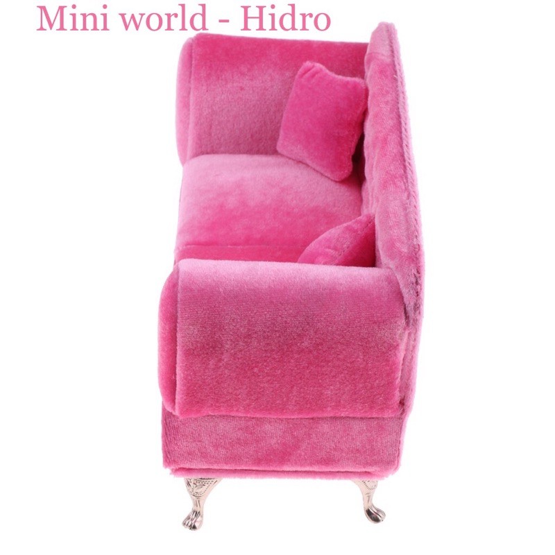 Mô hình hộp trang sức ghế sofa mini tỉ lệ 1/6 dùng cho búp bê Ken, Barbie, Fr...