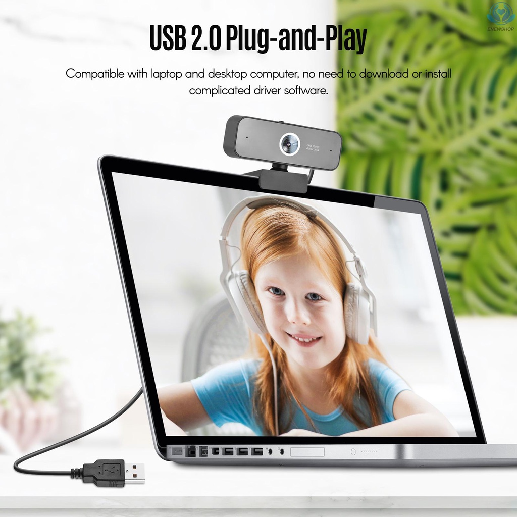 Webcam Full Hd 1080p Tích Hợp Micro Hỗ Trợ Quay Video Cho Máy Tính | BigBuy360 - bigbuy360.vn