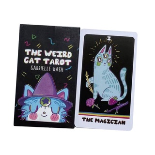 Bộ bài Weird Cat Tarot Size Thường H2