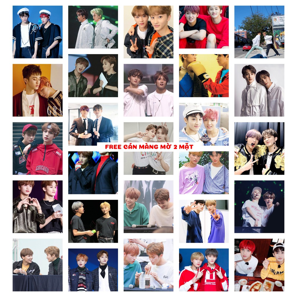 Lomo card 54 ảnh NCT - Markhyuk - Mark x Haechan