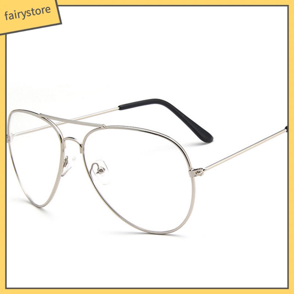 Mắt Kính Gọng Kim Loại Phong Cách Retro