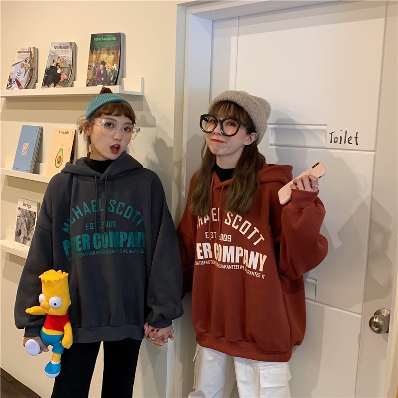 Áo hoodie áo nỉ Michael scoot phong cách Hàn Quốc