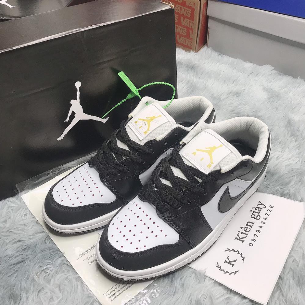 Giày thể thao jordan 1 low mid milan, giày jordan đen trắng cổ thấp hàng chuẩn full box | BigBuy360 - bigbuy360.vn
