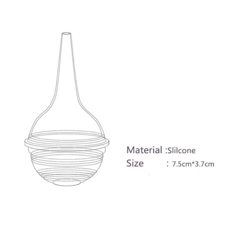[Siêu rẻ] Bình hút mũi silicon 100% mềm mại, an toàn cho bé