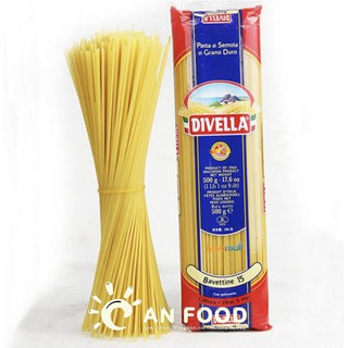 Mì Ý sợi tròn Spaghetti số 8 Divella - 500g