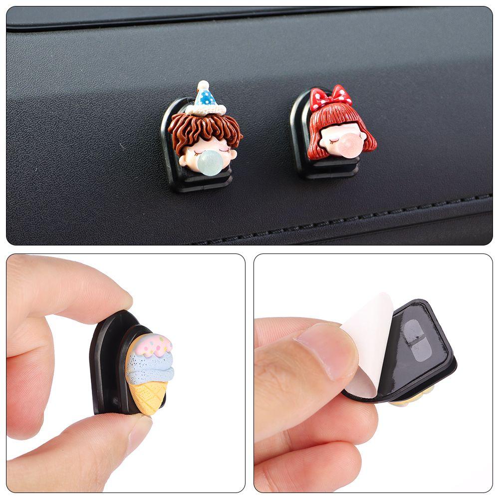 MAG Giá Đỡ Móc Treo Mũ / Khăn Bằng Nhựa Mini Gắn Tường / Xe Hơi