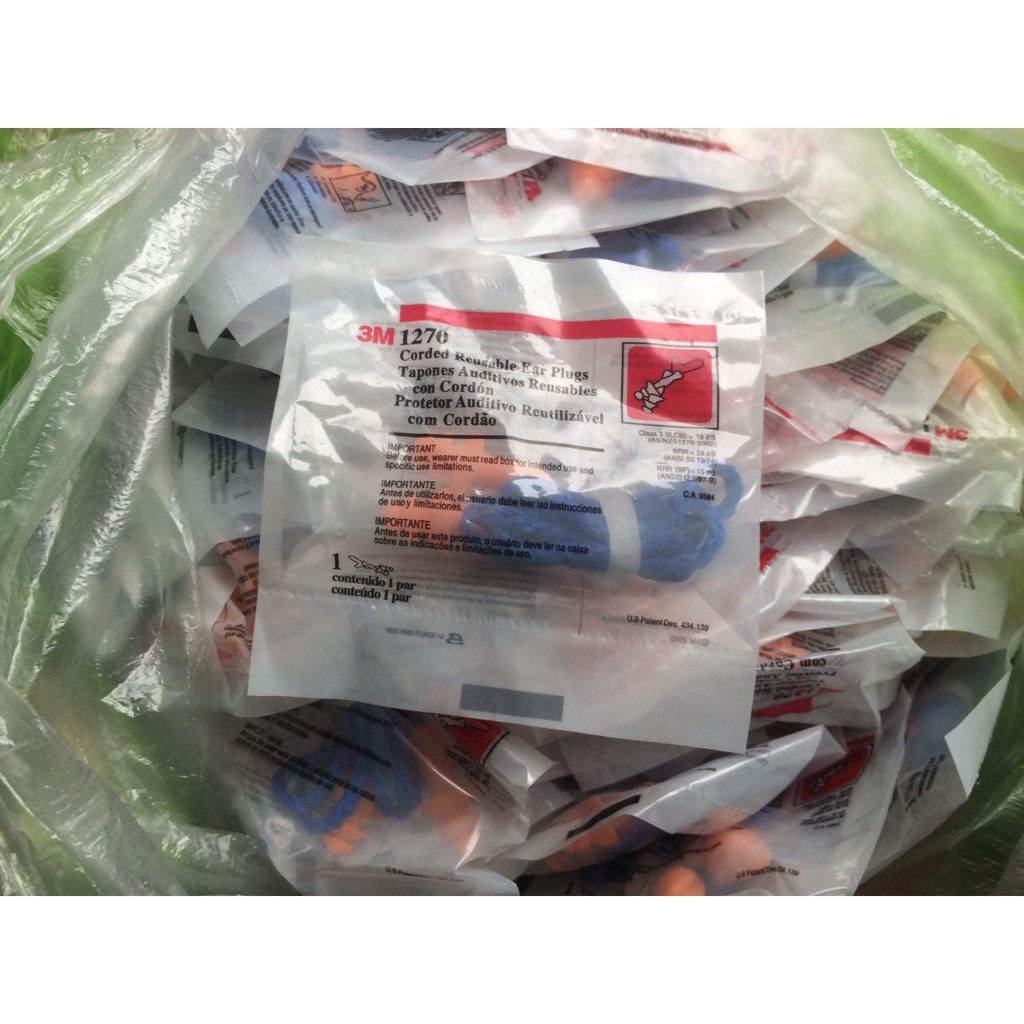 Nút Bịt Tai Chống Ồn, Cách Âm, Chống Nước 3M 1270