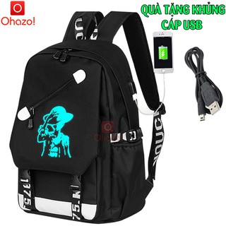 Balo nam nữ đi học thời trang phát sáng Ohazo! Hình phong cách - TẶNG cáp sạc USB - Cặp đi học HOT nhất 2021