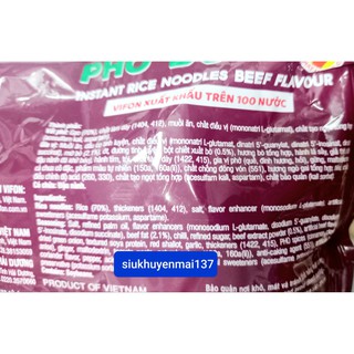 Phở bò Vifon gói 65g dạng nước