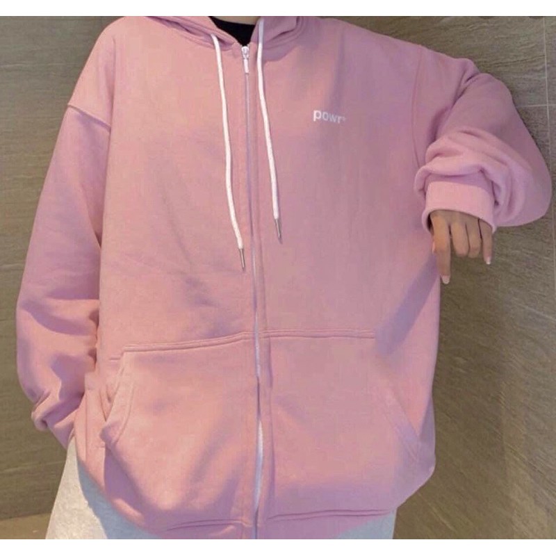 [Mã FAGREEN1505 giảm tới 30K đơn 99K] Áo khoác Hoodie Zip kéo POWR UNISEX | BigBuy360 - bigbuy360.vn