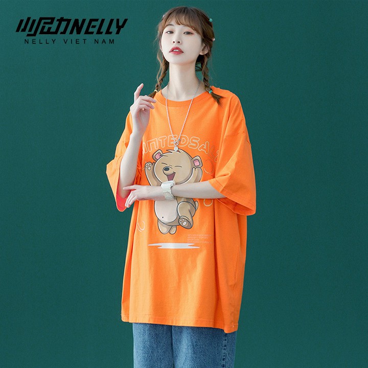 Áo thun tay lỡ NELLY form dáng rộng unisex mintedsalt