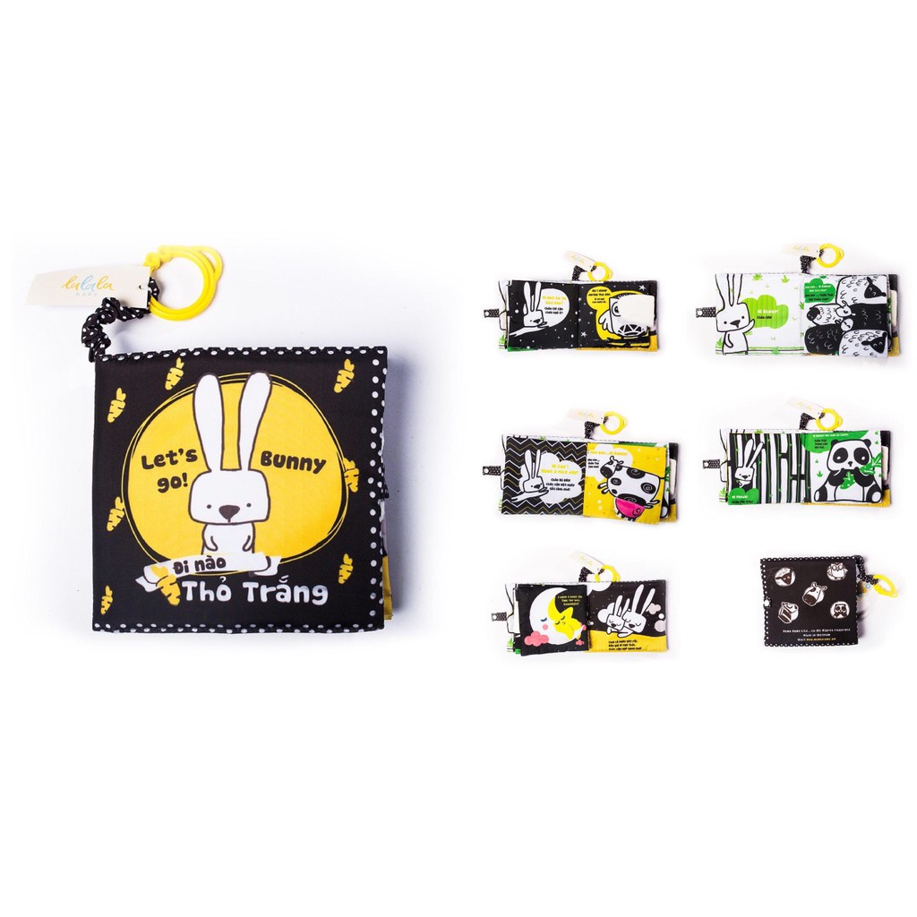 Sách Vải Kích Thích Thị Giác, Xúc Giác, Thính Giác, Giúp Trẻ Phát Triển Trĩ Não Và Ngôn Ngữ Toàn Diện