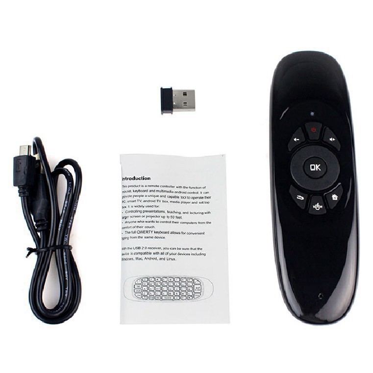 Bàn Phím Kiêm Chuột Bay Air Mouse Keyboard C120