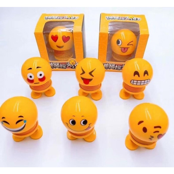 Thú nhún lò xo Emoji đáng yêu nhún nhảy-Emoji Con Lắc Lò Xo giao ngẫu nhiên