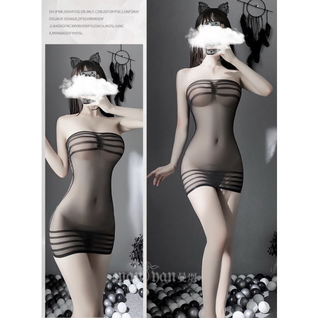 Váy ngủ Sexy FREE SHIP Bodystocking bó sát sexy xuyên thấu quyến rũ | BigBuy360 - bigbuy360.vn