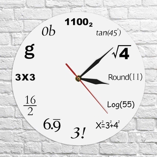 Đồng Hồ Treo Tường Toán Học ( Math Wall Clock)