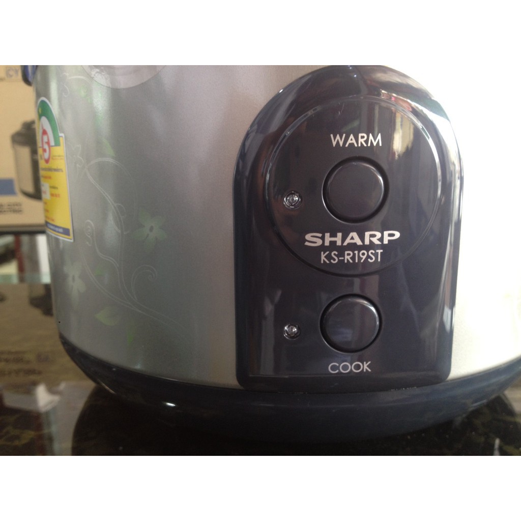 Nồi cơm điện Sharp KS-R19ST 600W 1.8L hàng chính hãng nhập khẩu Thái Lan