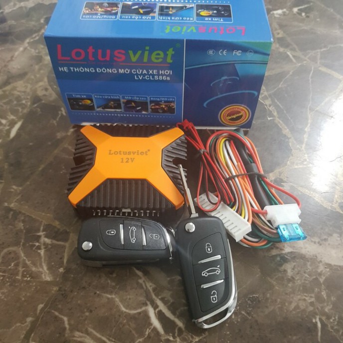 Sản Phẩm Bộ điều khiển mở cửa xe ô tô từ xa cao cấp Lotusviet dùng cho các loại xe .