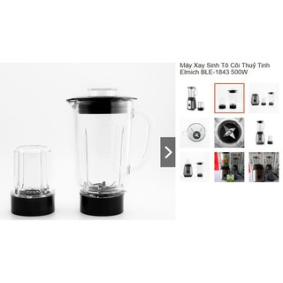 Máy xay sinh tố Elmich BLE-1843 - 500W