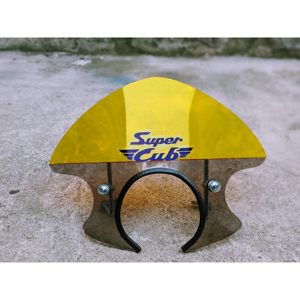 Kính chắn gió xe cub đèn tròn Mikasa