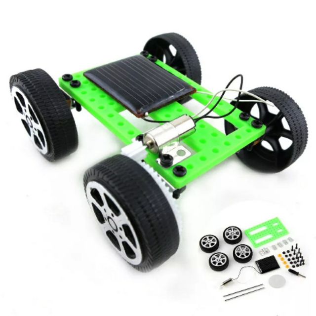 Đồ Chơi Xe Hơi lắp ghép DIY Năng lượng mặt trời ABS Kit Giáo Dục Trẻ Em