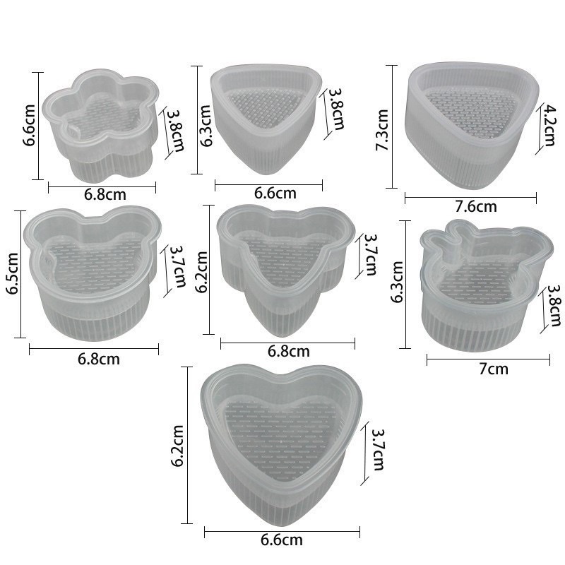 Khuôn làm cơm nắm TẠO HÌNH 3D cho bé