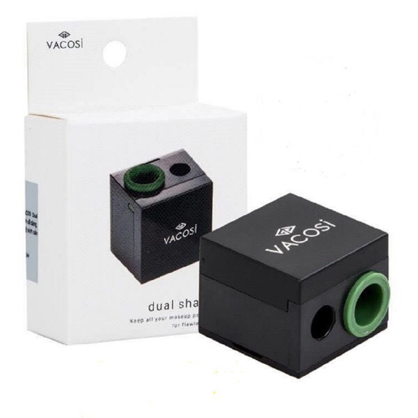 Chuốt Chì Kẻ Mày Và Chì Môi Vacosi Dual Sharpener - Hàn Quốc