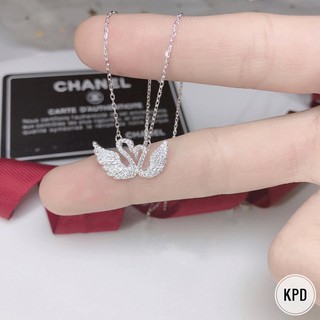Dây chuyền thiên nga đôi bạc 925