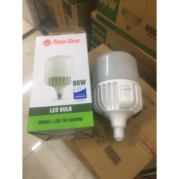 Đèn LED Búp Trụ 60W, 80W Rạng Đông