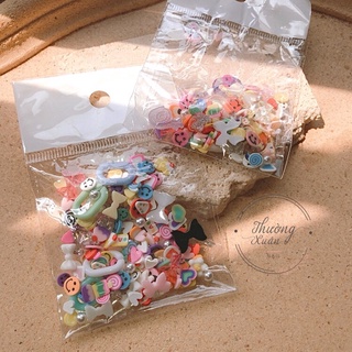 Set charm trang trí móng Hàn Quốc