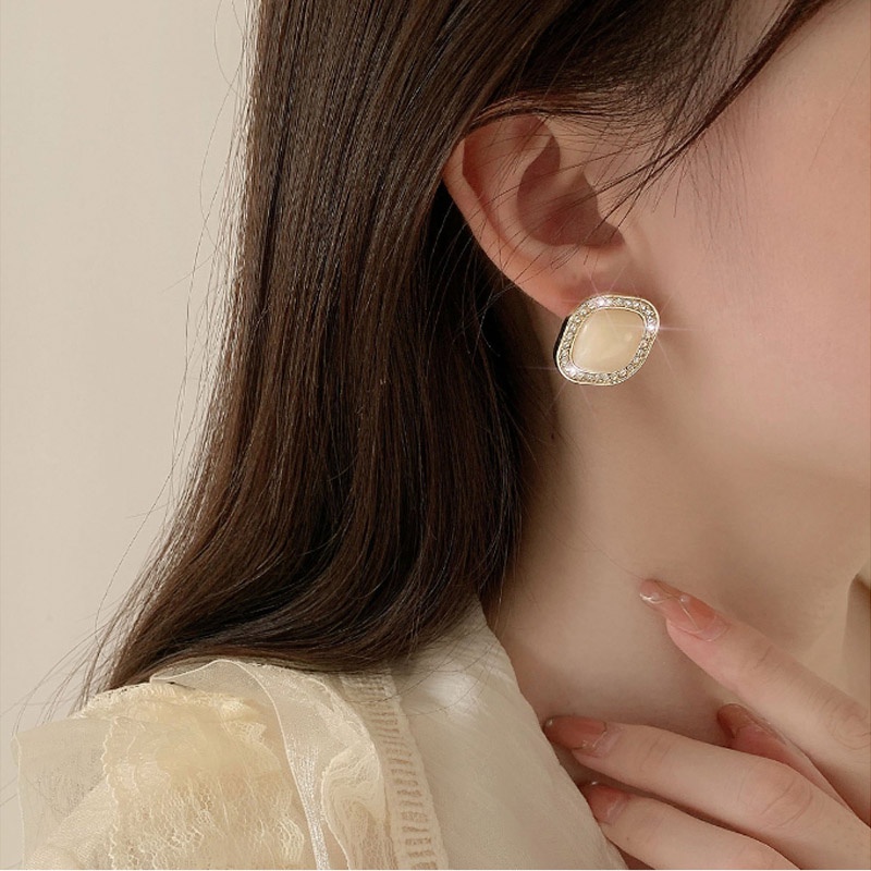 Korea stud earrings ladies s925 earrings