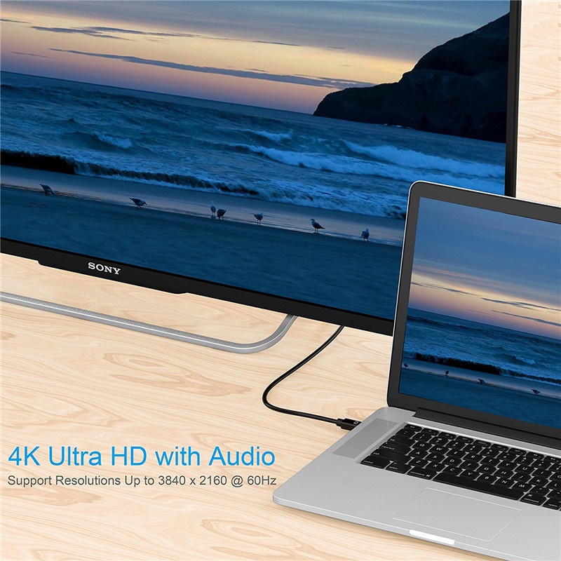 Cáp Mini Displayport to Displayport 1.8M Mini DP To DP Displayport Cable, Chính Hãng King-Master