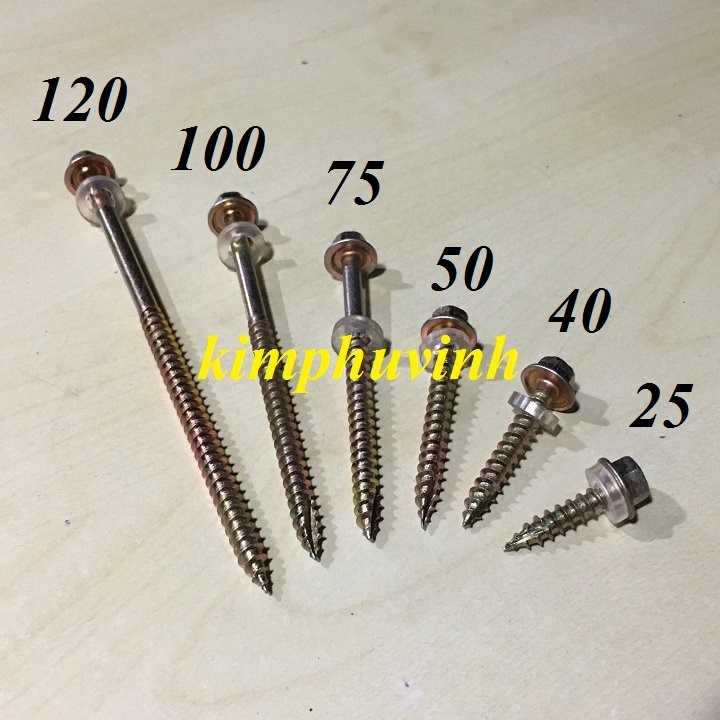 6CM - 20 Con VÍT BẮN TÔN GỖ - VÍT GỖ